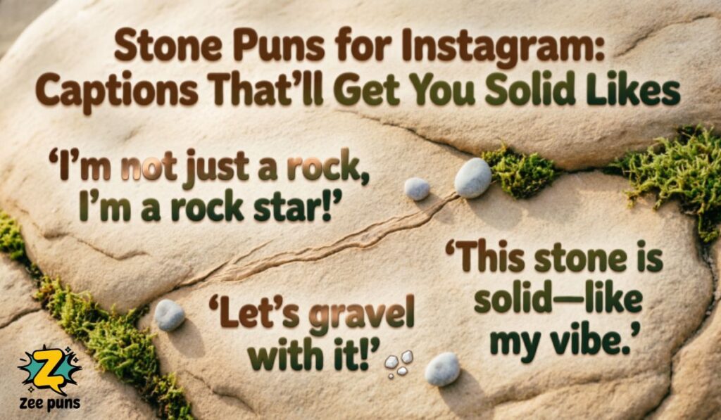 Stone Puns for Instagram Captions That’ll Get You Solid Likes