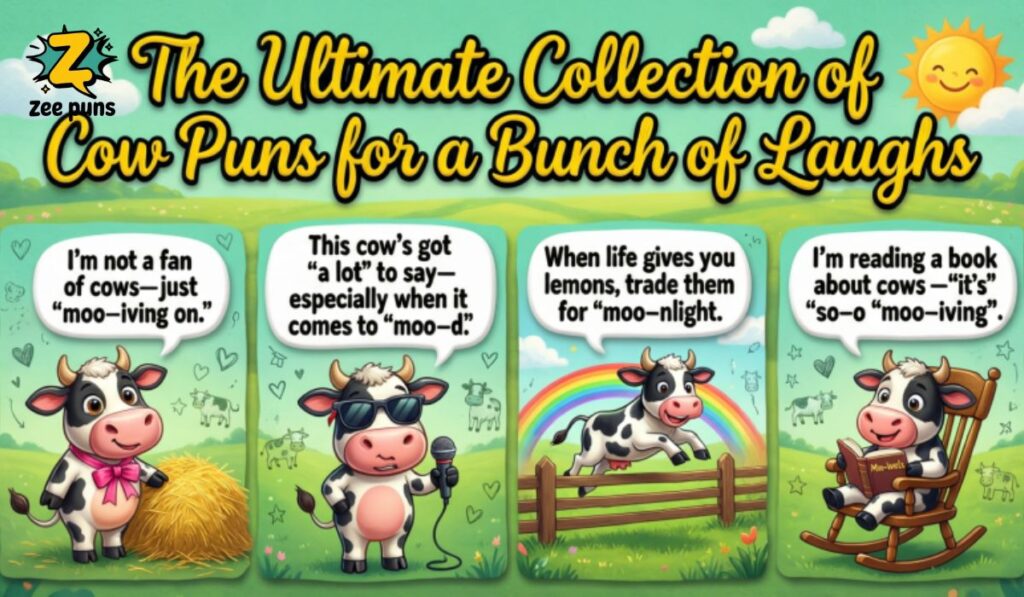 The Ultimate Collection of Cow Puns for a Bunch of Laughs