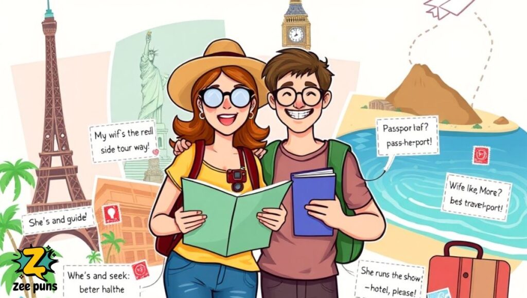 Wife Puns for Tourists and Travelers Adventures with the Better Half