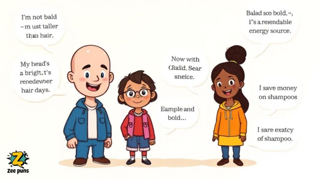 Bald Jokes One Liners (Clean) 😄