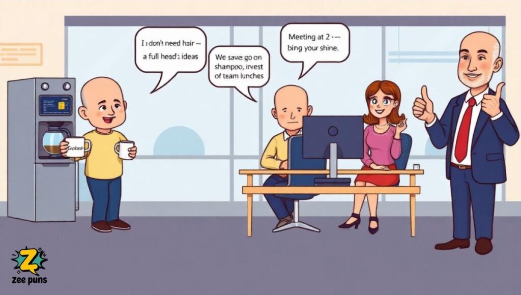 Bald Office Humor for Work