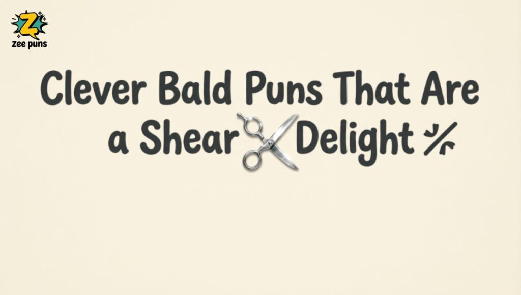 Clever Bald Puns That Are a Shear Delight ✂️