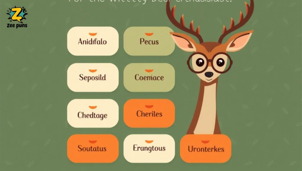 Clever & Pun-Intended Wordplay for the Witty Deer Enthusiast