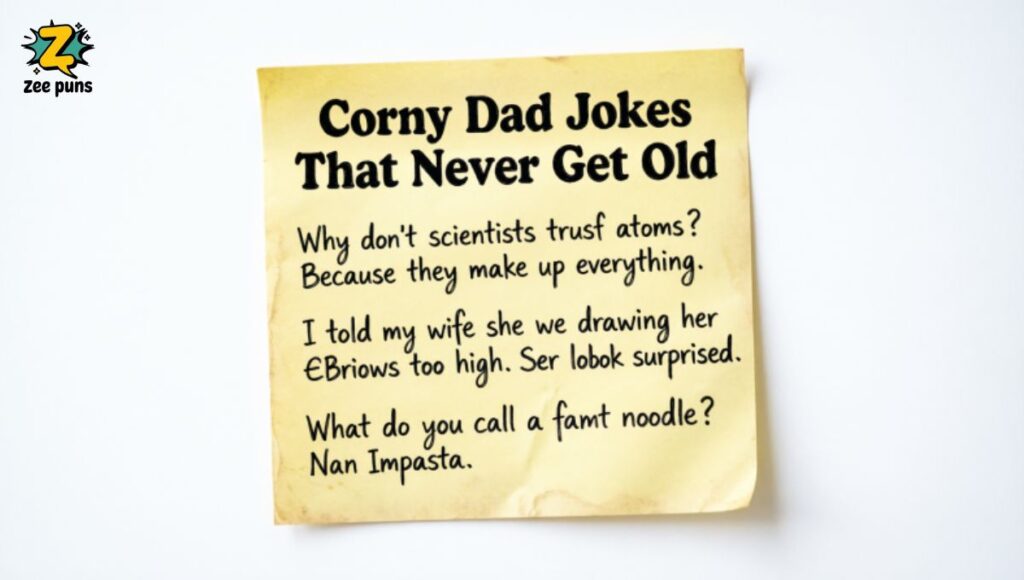 Corny Dad Jokes That Never Get Old