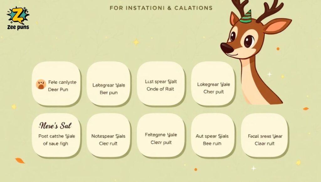 _Deer Puns for Instagram Captions and Social Media Posts