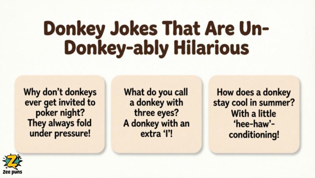 Donkey Jokes That Are Un-Donkey-ably Hilarious