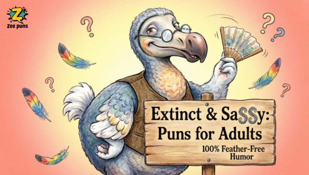 Extinct & Sassy Puns for Adults
