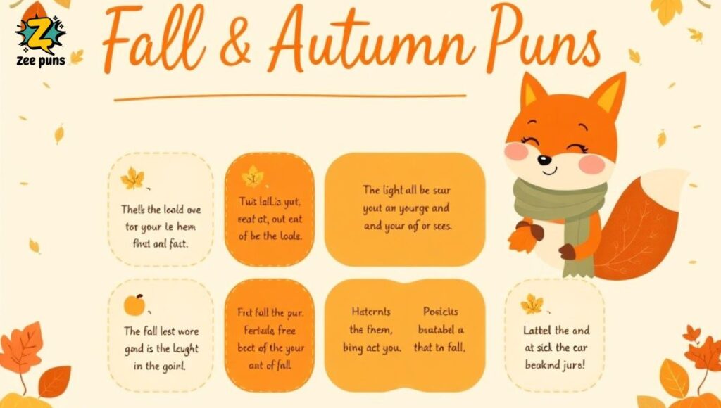 Fall & Autumn Puns