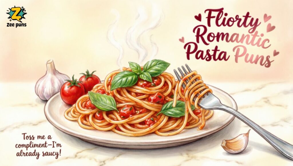 Flirty Romantic Pasta Puns