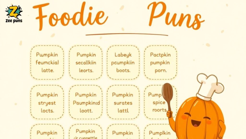 Foodie Pumpkin Puns