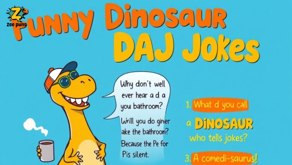 Funny Dinosaur Dad Jokes