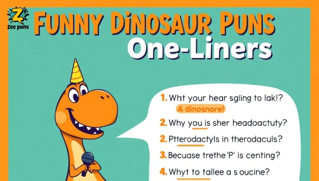 Funny Dinosaur Puns One-Liners