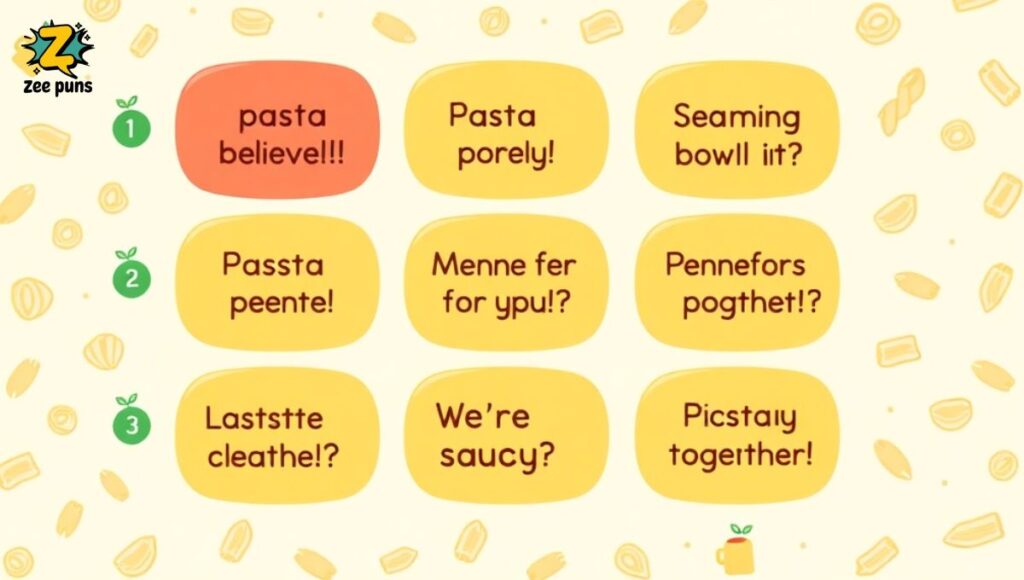 Funny Pasta Puns