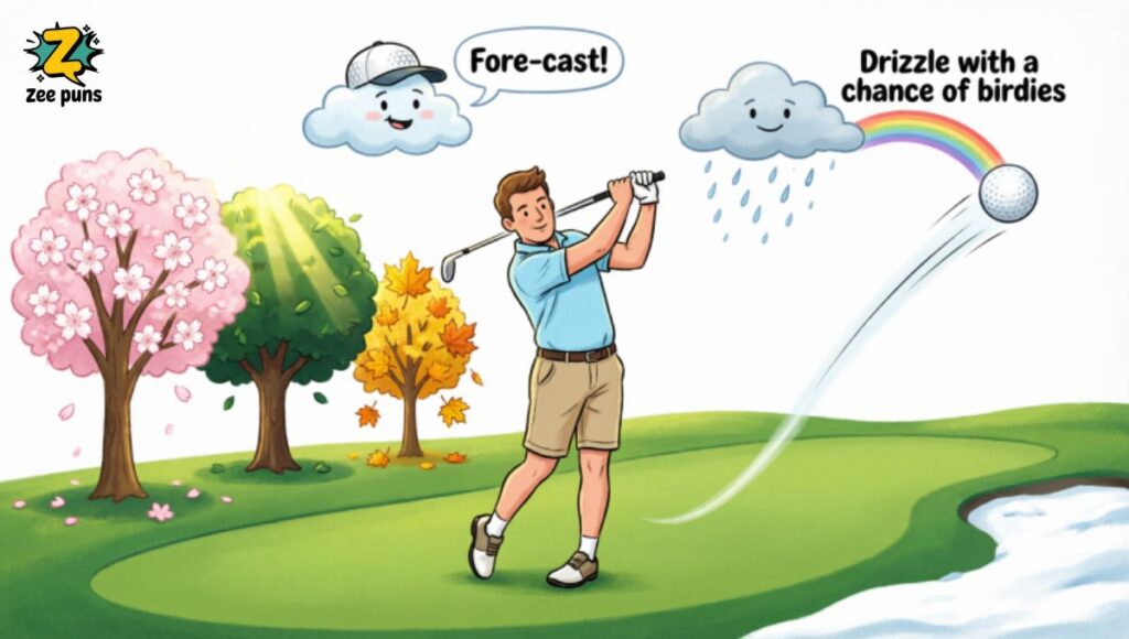 Golf Puns About Weather and Seasons