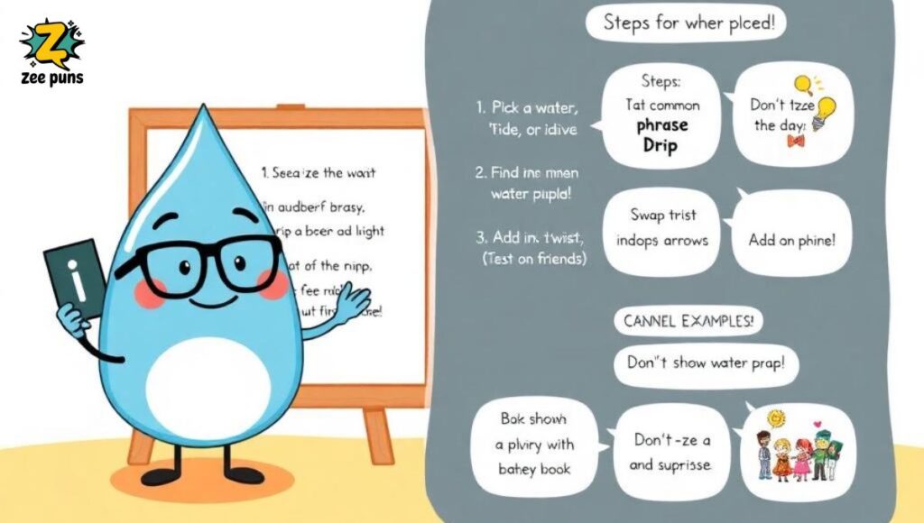 How to Create Your Own Water Puns