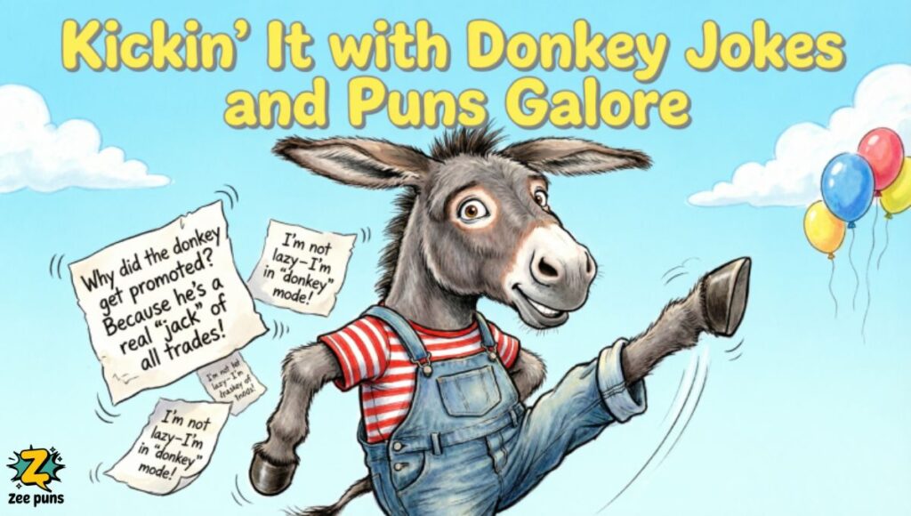 Kickin' It with Donkey Jokes and Puns Galore