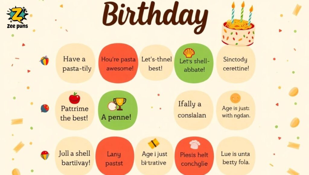 Pasta Puns Birthday