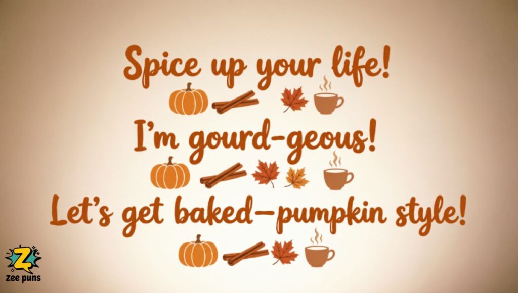 Pumpkin Spice Puns