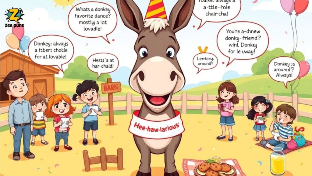 Puns and Donkey Jokes to Make You Smile Wide