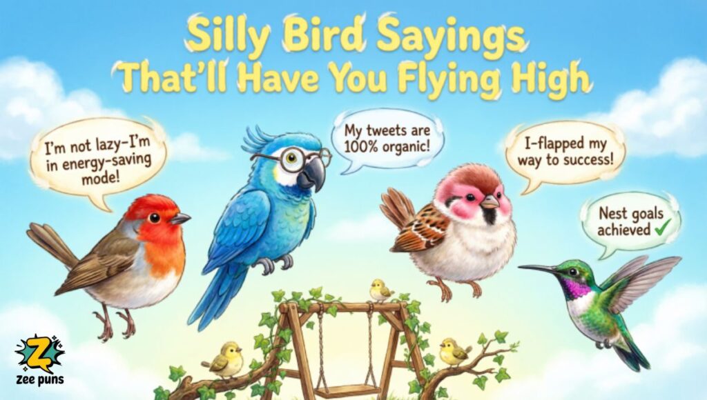 Silly Bird Sayings That'll Have You Flying High