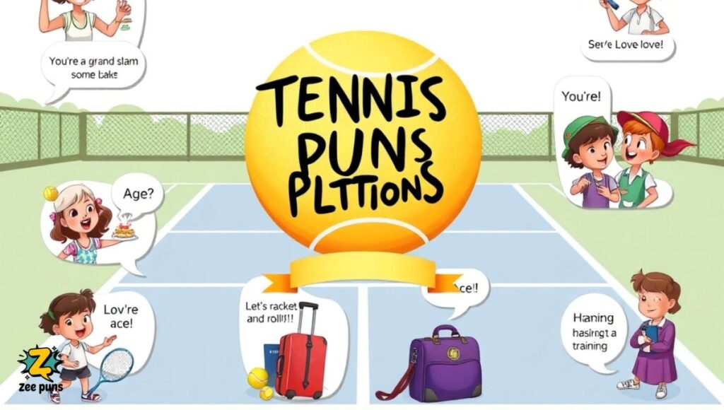 Tennis Puns Captions