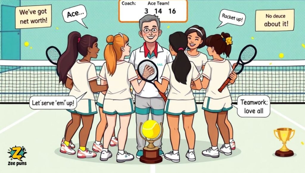 Tennis Puns for My Team