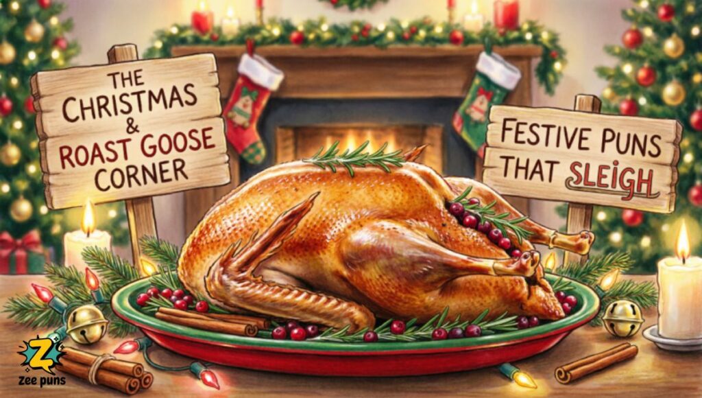 The Christmas & Roast Goose Corner Festive Puns That Sleigh