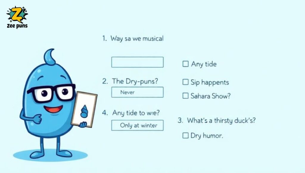 Water Pun Mini-Quiz