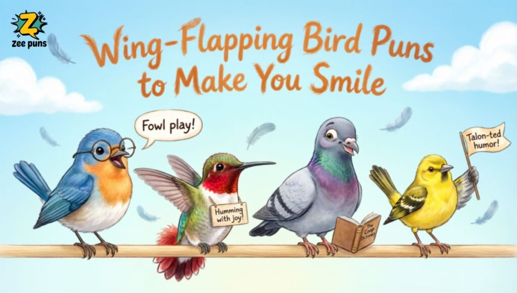 Wing-Flapping Bird Puns to Make You Smile