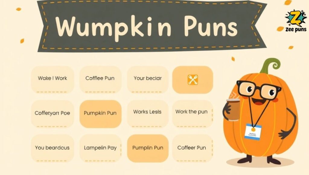 Work & Office Pumpkin Puns