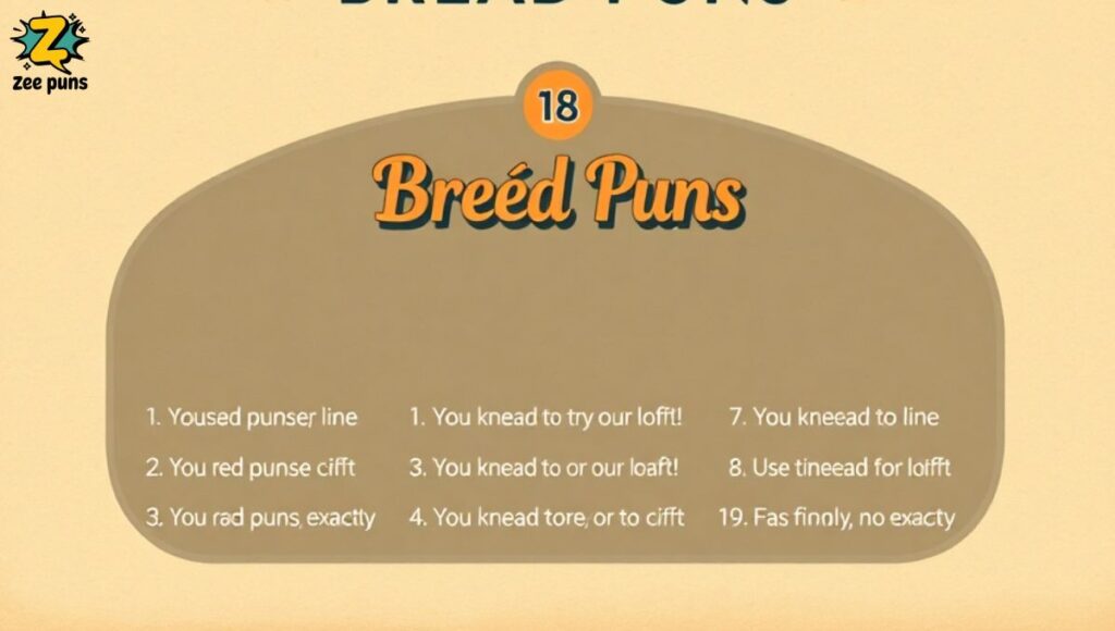 Bakery and Café Bread Puns for Creative Signs