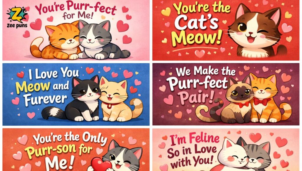 Cat Relationship & Love Puns