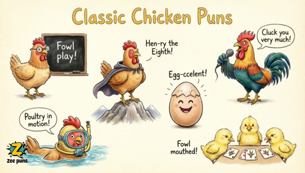 Classic Chicken Puns