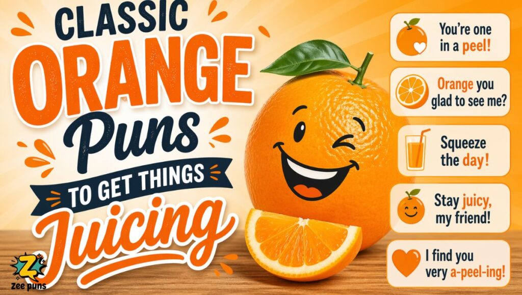 Classic funny Orange Puns to Get Things Juicing