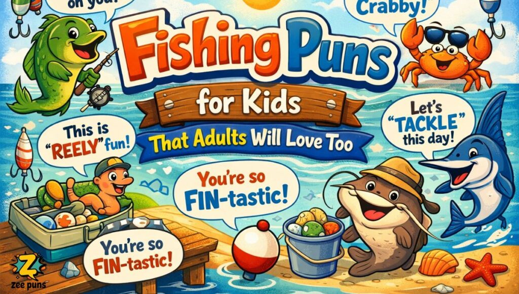 Fishing Puns for Kids That Adults Will Love Too
