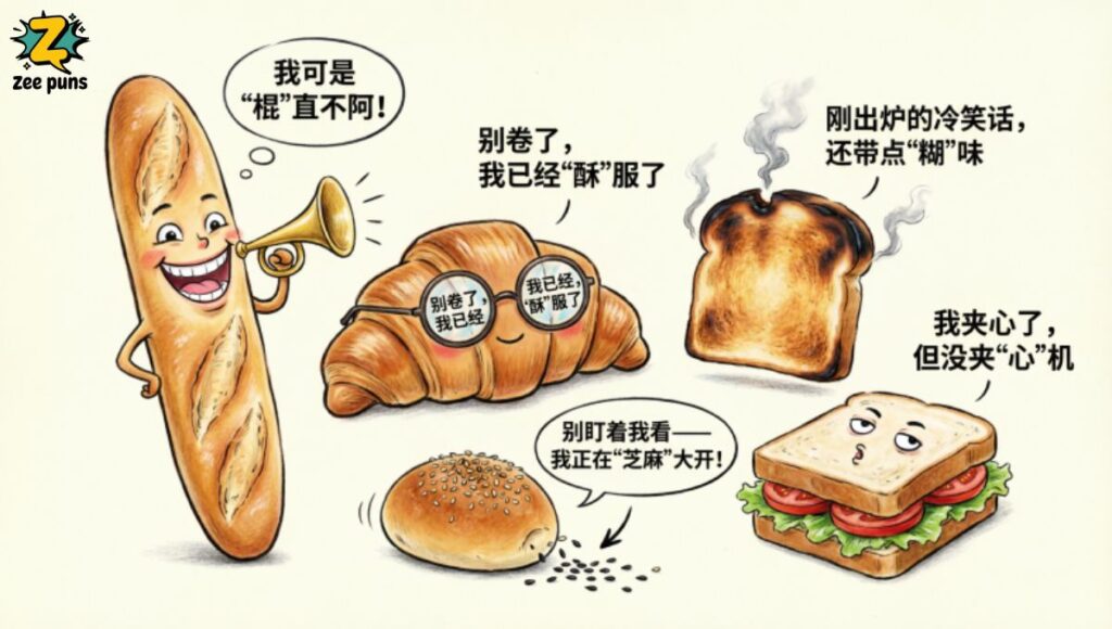 Funny Bread One-Liners for Quick Wit