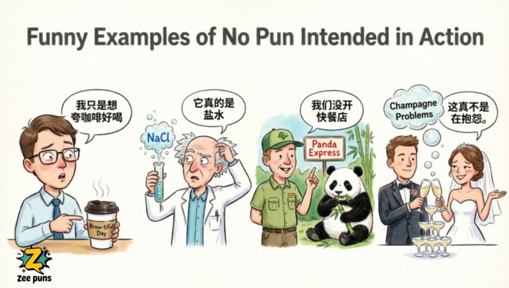 Funny Examples of No Pun Intended in Action