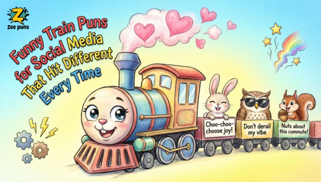 Funny Train Puns for Social Media That Hit Different Every Time