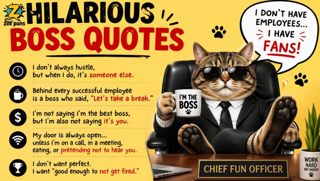 Hilarious Boss Quotes