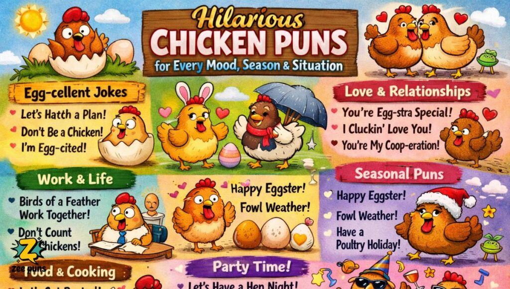 Hilarious Chicken Puns for Every Mood, Season & Situation