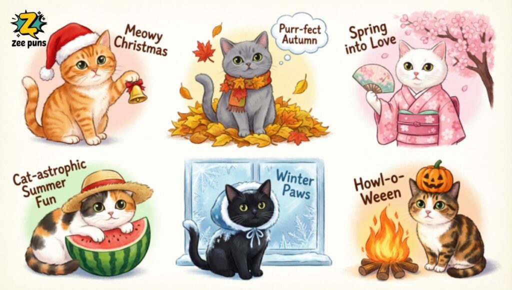 Holiday & Seasonal Cat Puns