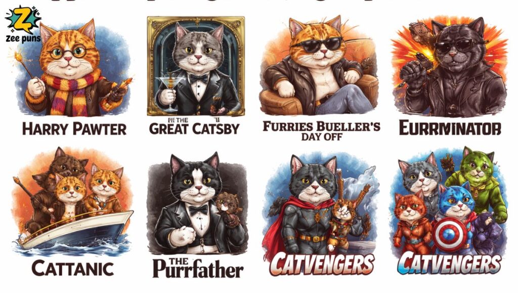 Movie & Pop Culture Cat Puns