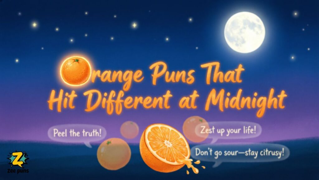 Orange Puns That Hit Different at Midnight