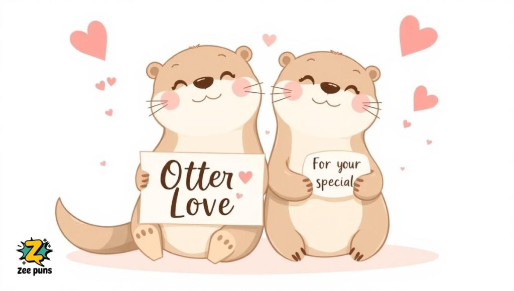 Otter Love Puns for Your Special Someone