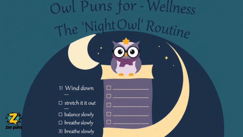 Owl Puns for Health & Wellness (The Night Owl Routine)