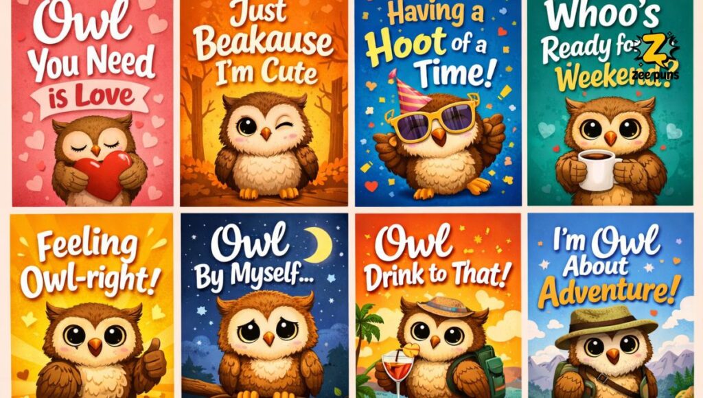 Owl Puns for Instagram Captions