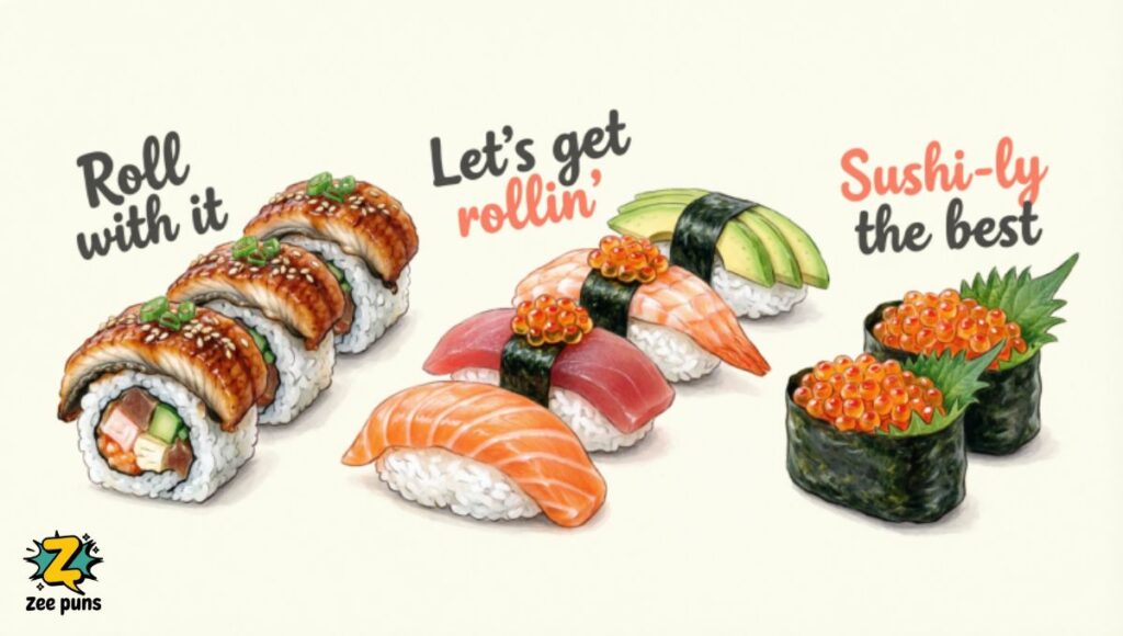 Sushi Puns for Captions