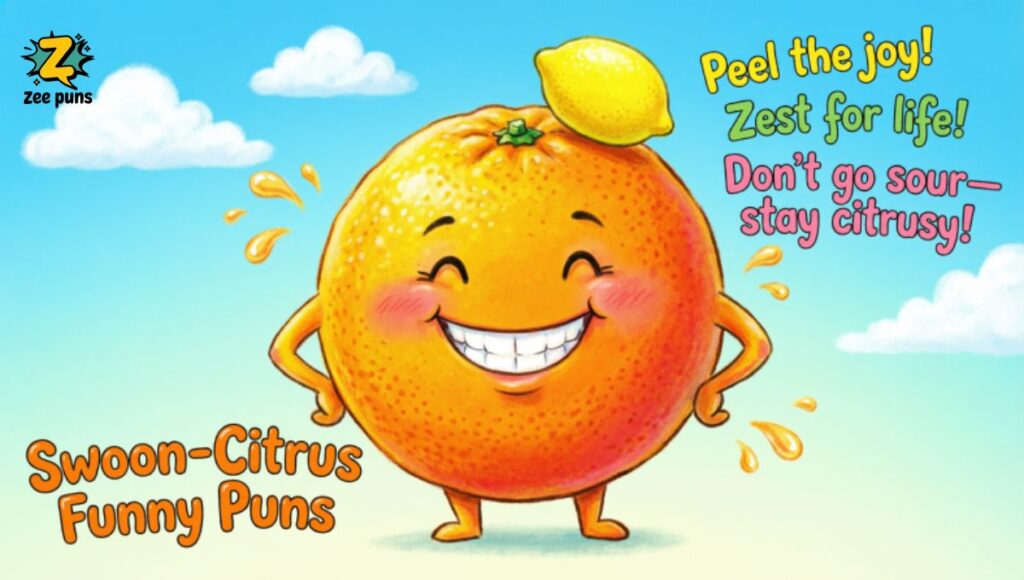 Swoon-Citrus Funny Puns
