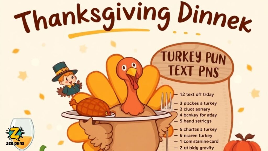 Thanksgiving Dinner Turkey Puns