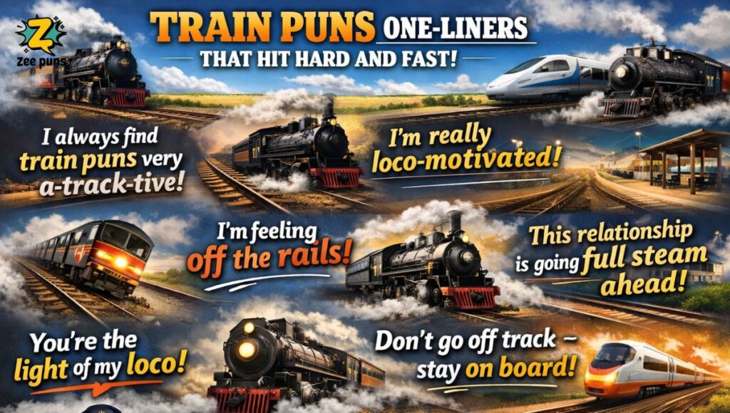 Train Puns One-Liners That Hit Hard and Fast